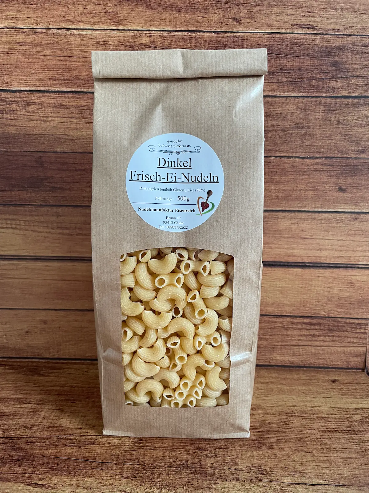 Frisch-Ei Hörnchen aus Dinkelgrieß