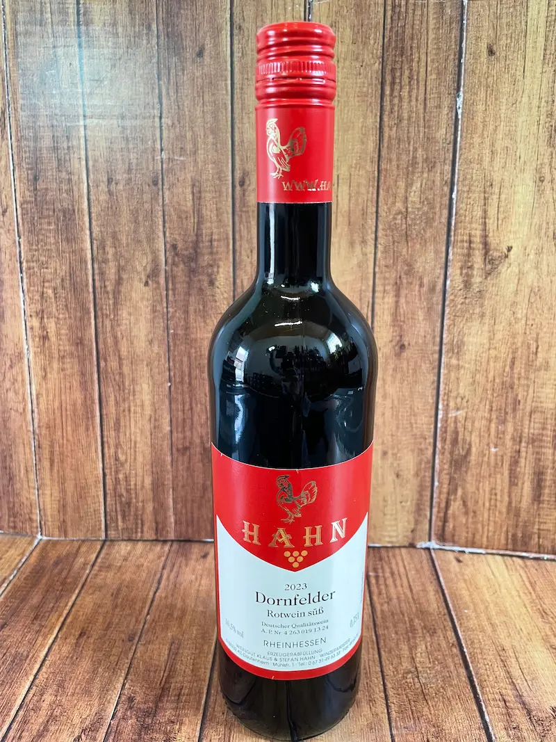 2021 Dornfelder Rotwein süß